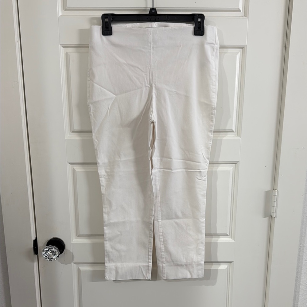 White Slim Fit Pants